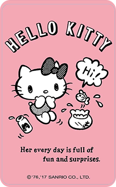HELLO KITTY小清新悠遊卡-粉紅  
