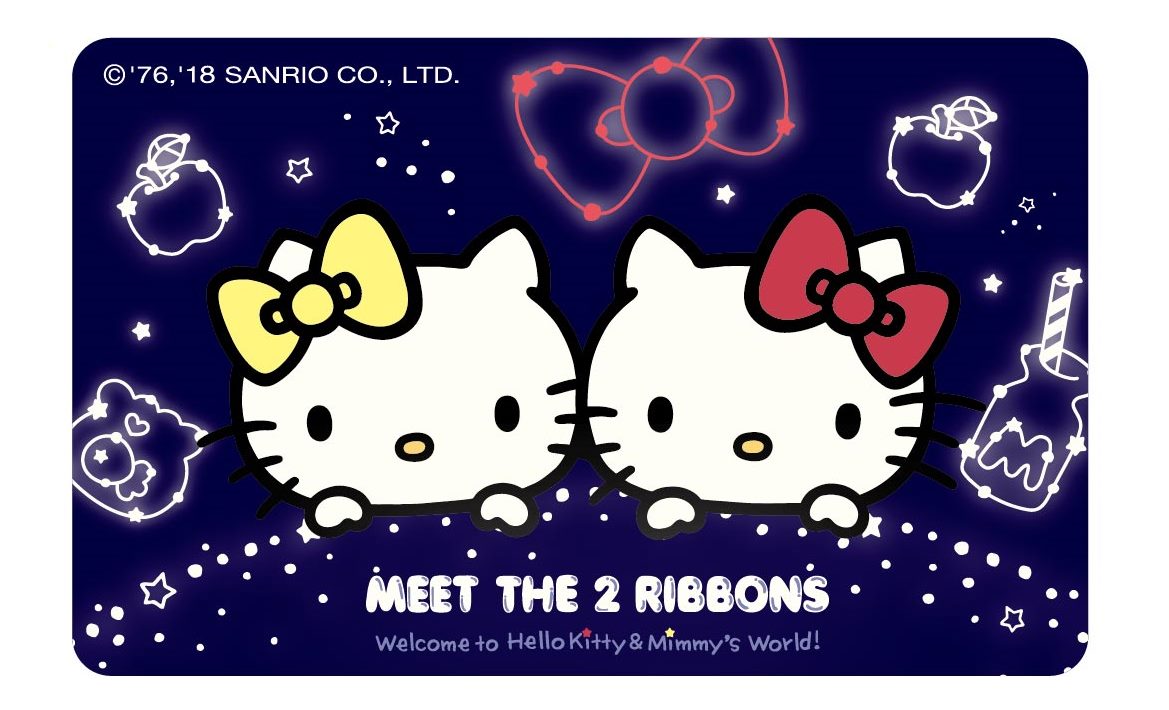HELLO KITTY雙緞帶-星河閃卡1(大臉版)