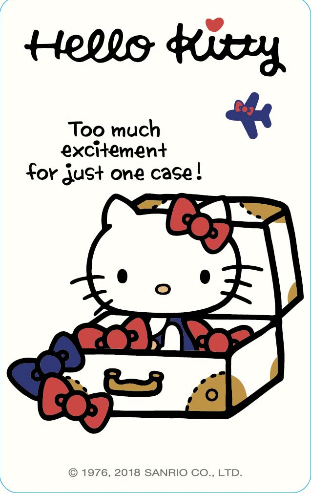 HELLO KITTY悠遊卡-行李箱