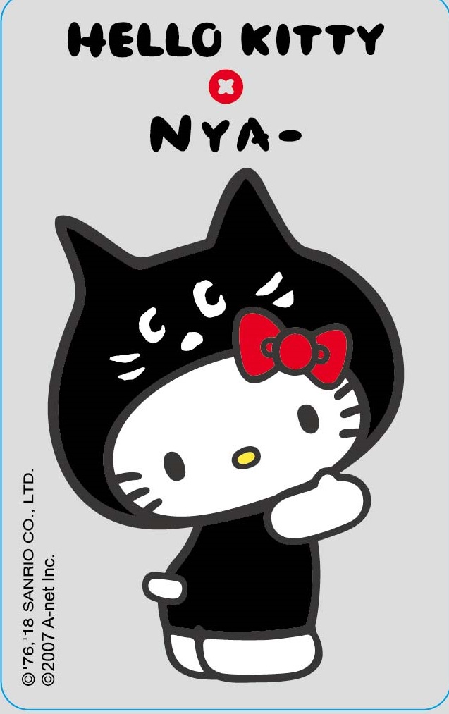 HELLO KITTYxNYA聯名悠遊卡-KITTY變身