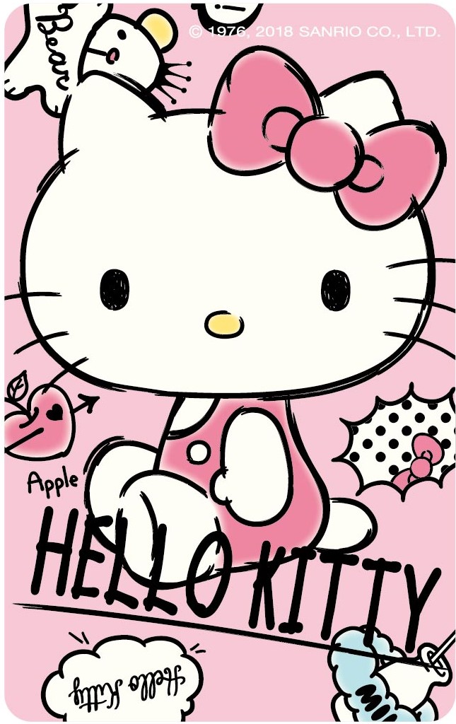 HELLO KITTY悠遊卡-珍珠白漫畫風B