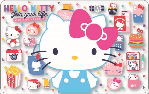 HELLO KITTY 45TH紀念悠遊卡-懷舊小物