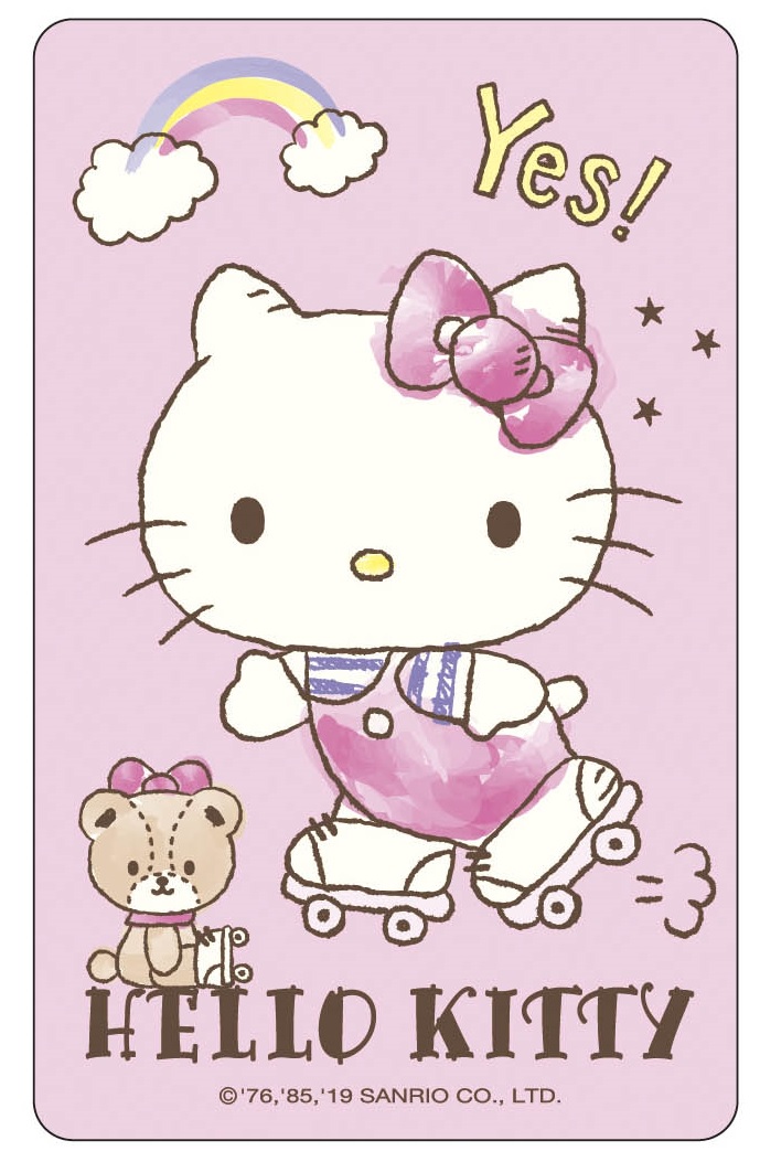 HELLO KITTY悠遊卡-溜冰