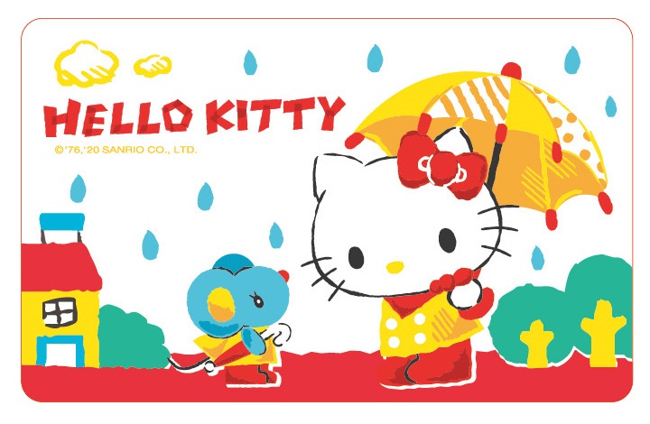 HELLO KITTY悠遊卡-雨天