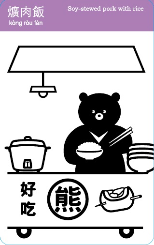 台灣經典美食悠遊卡-控肉飯