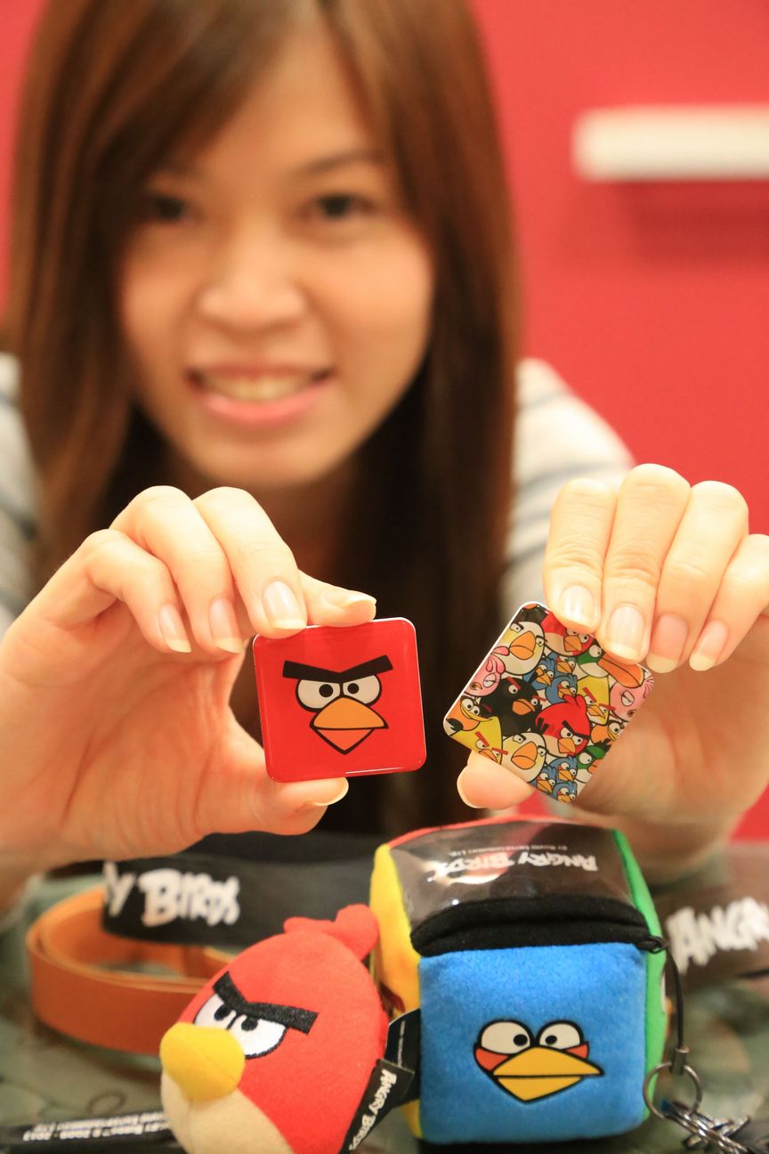 《ANGRY BIRDS造型悠遊卡》迷你版可愛登場