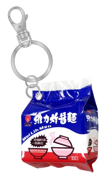 維力炸醬麵3D造型悠遊卡