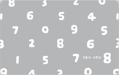 SOU．SOU悠遊卡-SO-SU-U十數(銀)