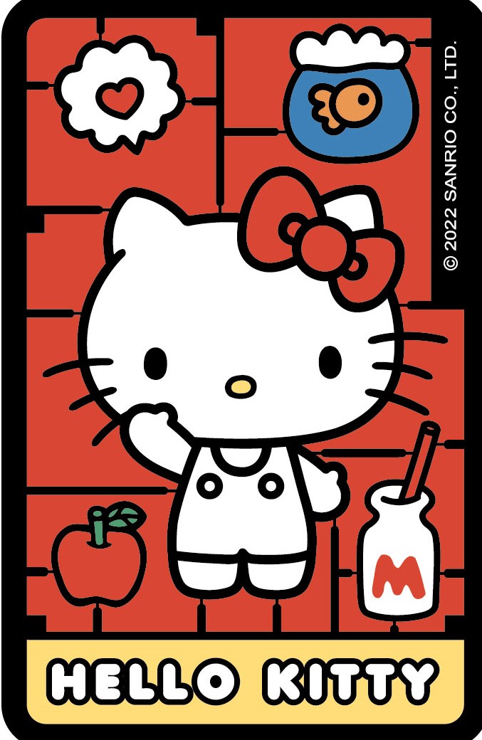 Hello kitty 悠遊卡-模型紅