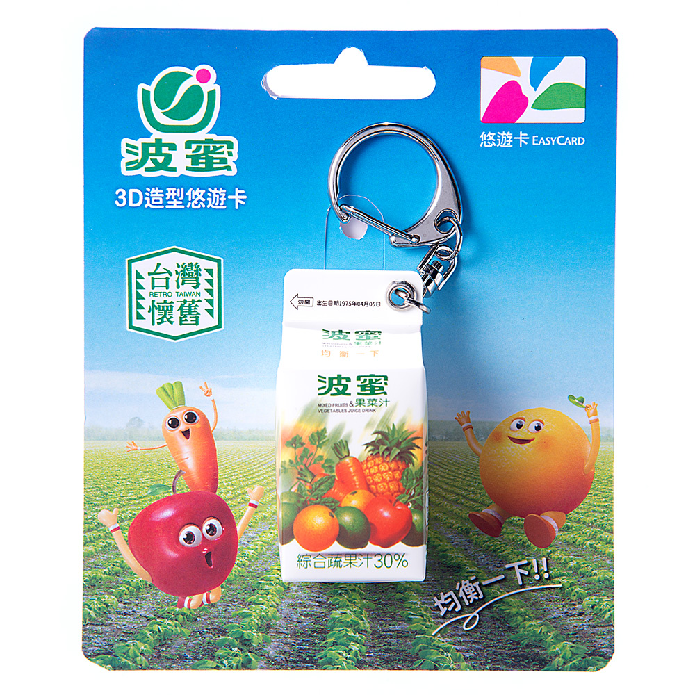 波蜜果菜汁悠遊卡帶著走 隨時提醒自己均衡一下