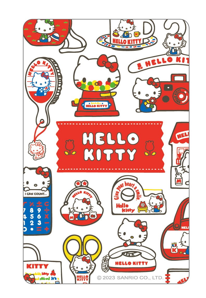 HELLO KITTY悠遊卡-復古流行 