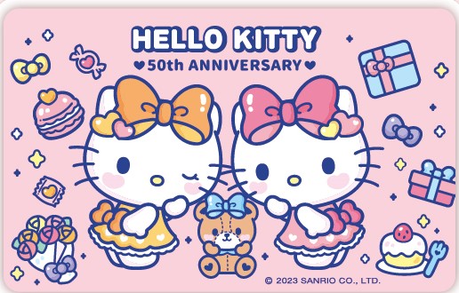 HELLO KITTY 50th悠遊卡-生日派對(閃卡)
