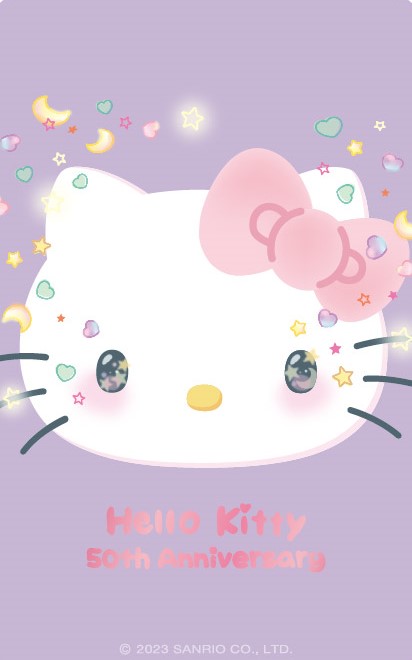 HELLO KITTY 50th悠遊卡-亮眼紫