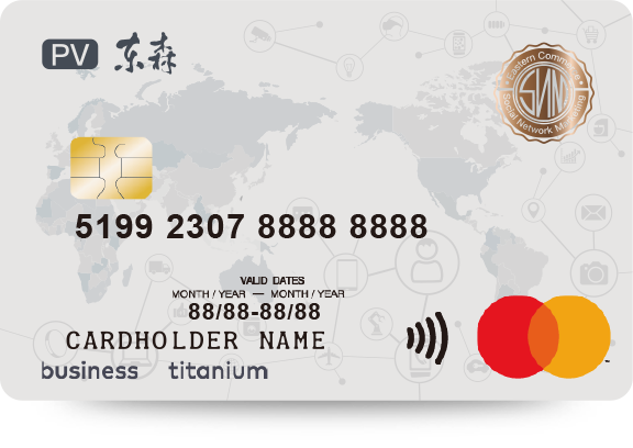 東森網連通 悠遊鈦金商務卡