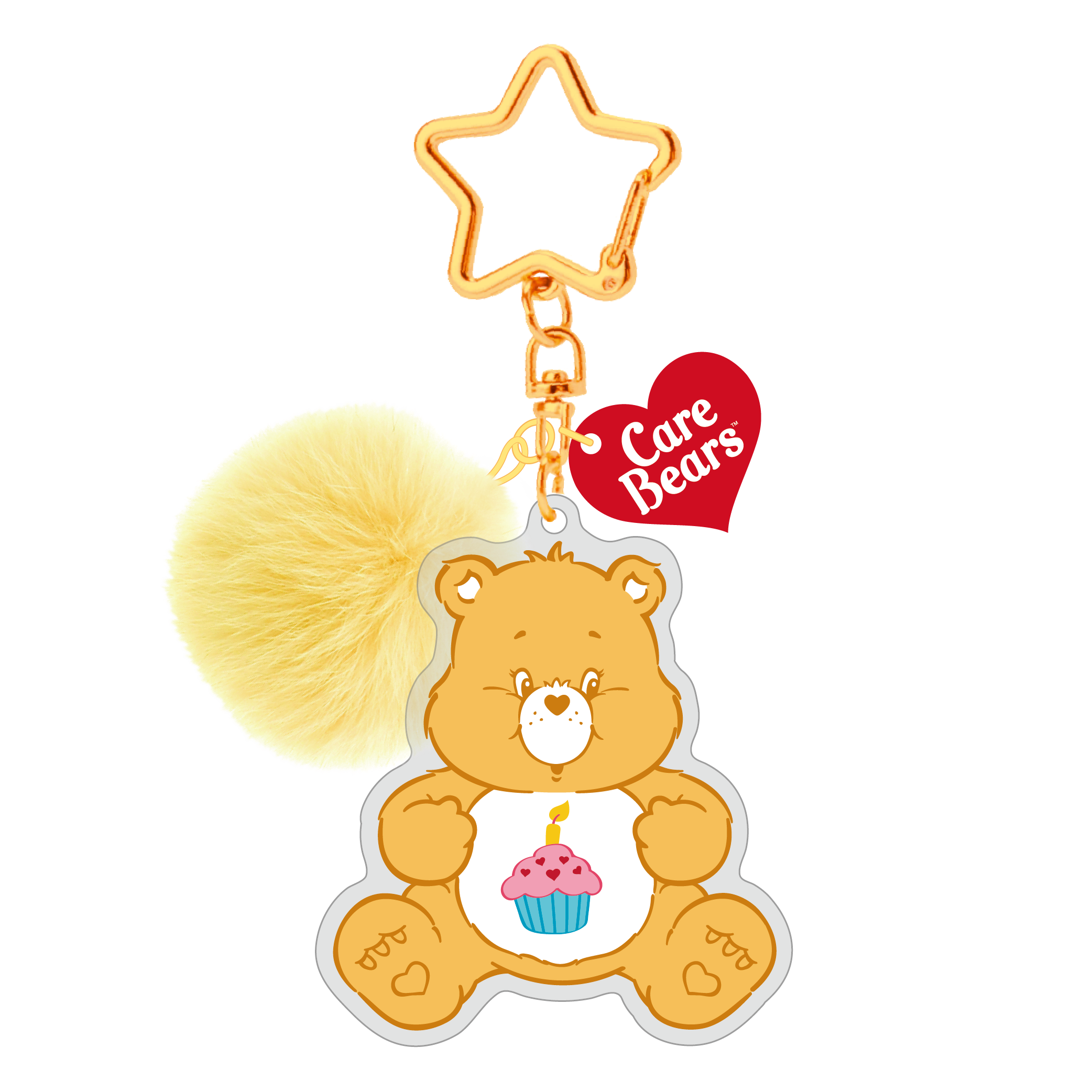 Care Bears毛球造型悠遊卡-Birthday Bear