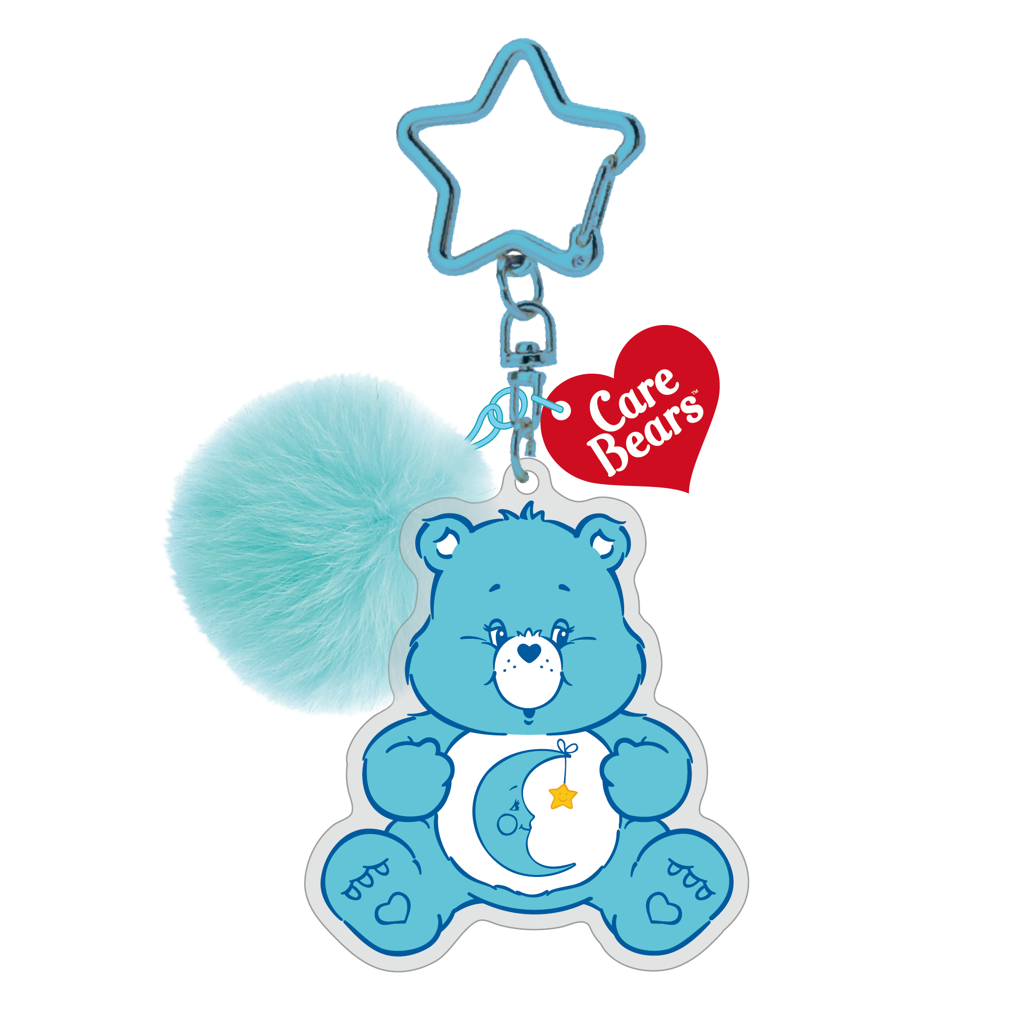 Care Bears毛球造型悠遊卡-Bedtime Bear