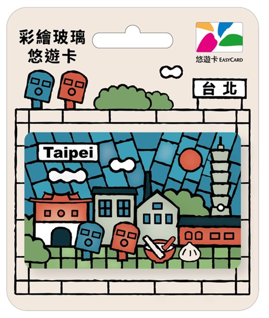 彩繪玻璃悠遊卡-台北