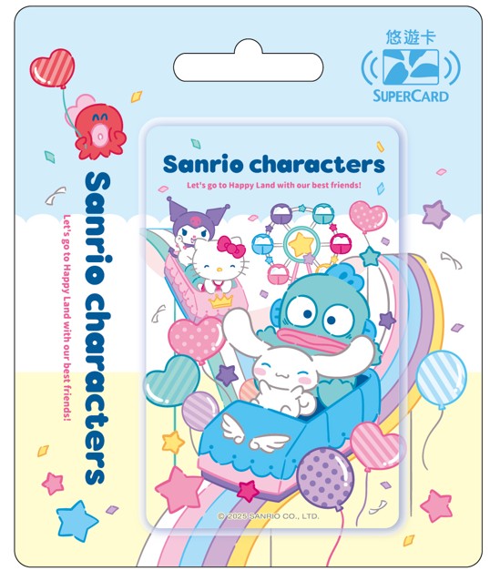 三麗鷗夢幻遊樂園Supercard悠遊卡-雲霄飛車