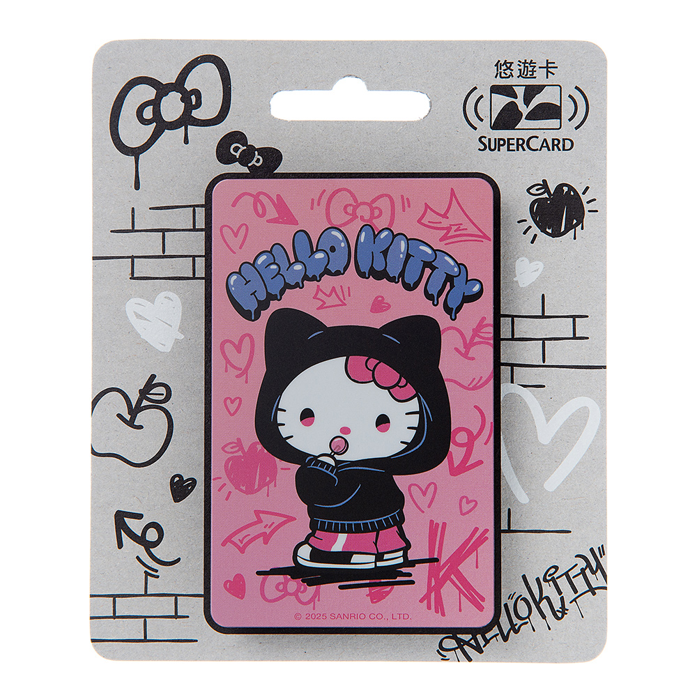 三麗鷗街頭風SUPERCARD悠遊卡-HELLO KITTY