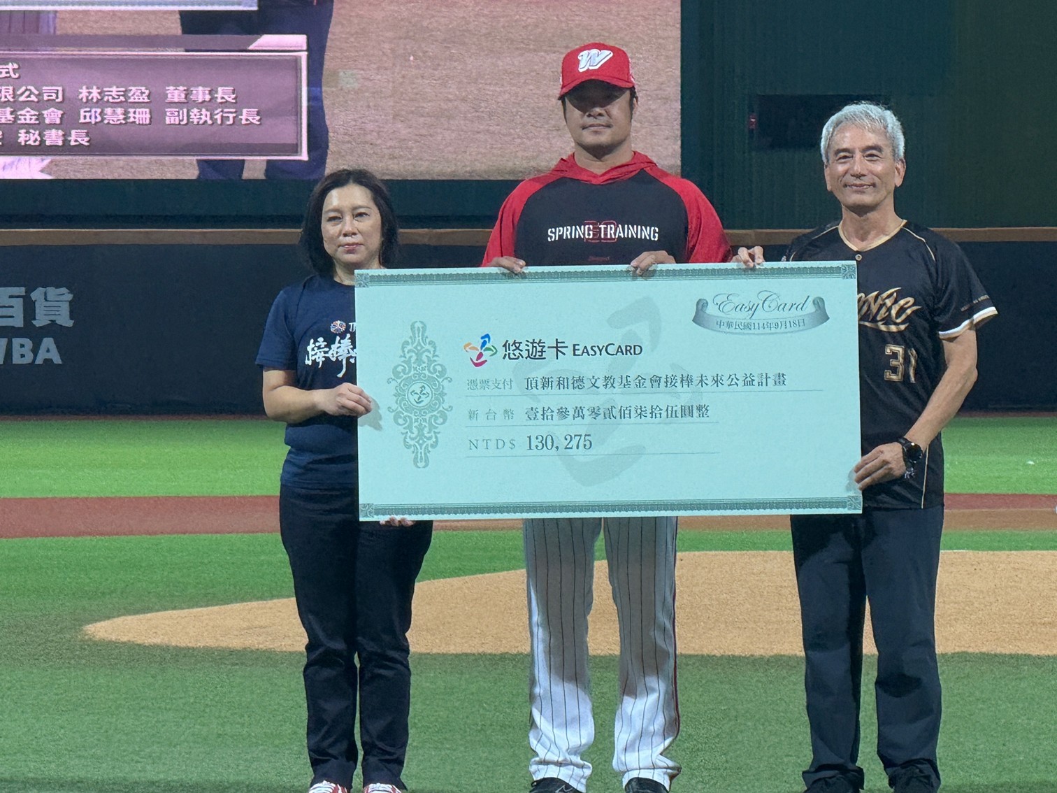 悠遊卡公司發行「林智勝紀念套組」捐助逾26萬元支持基層棒球