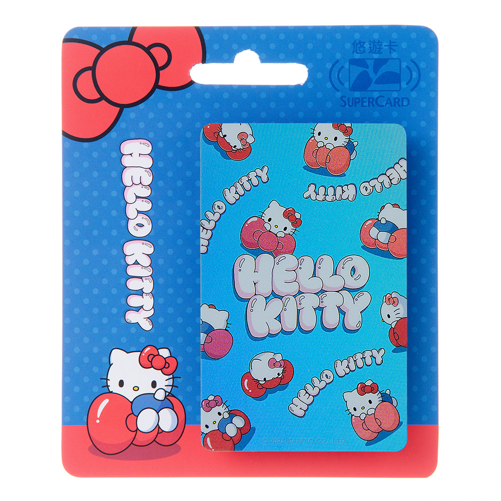 Hello Kitty的小日子SuperCard悠遊卡-玩趣蝴蝶結