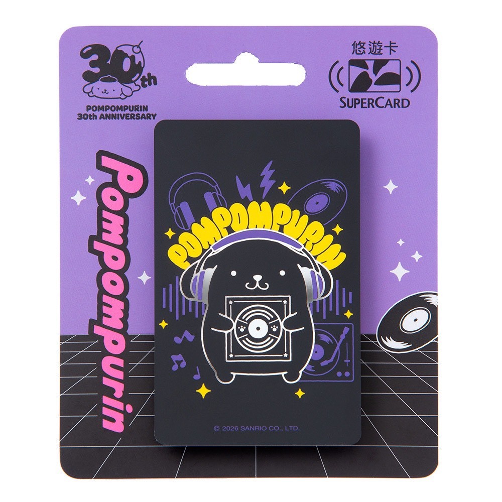 布丁狗30周年SuperCard悠遊卡-音浪出擊