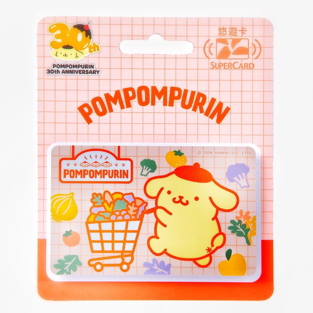 布丁狗30周年SuperCard悠遊卡-幸福小購物