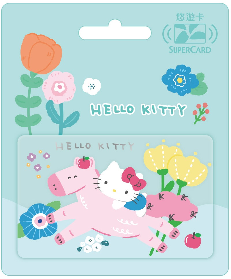三麗鷗馬上快樂系列SuperCard悠遊卡-HELLO KITTY
