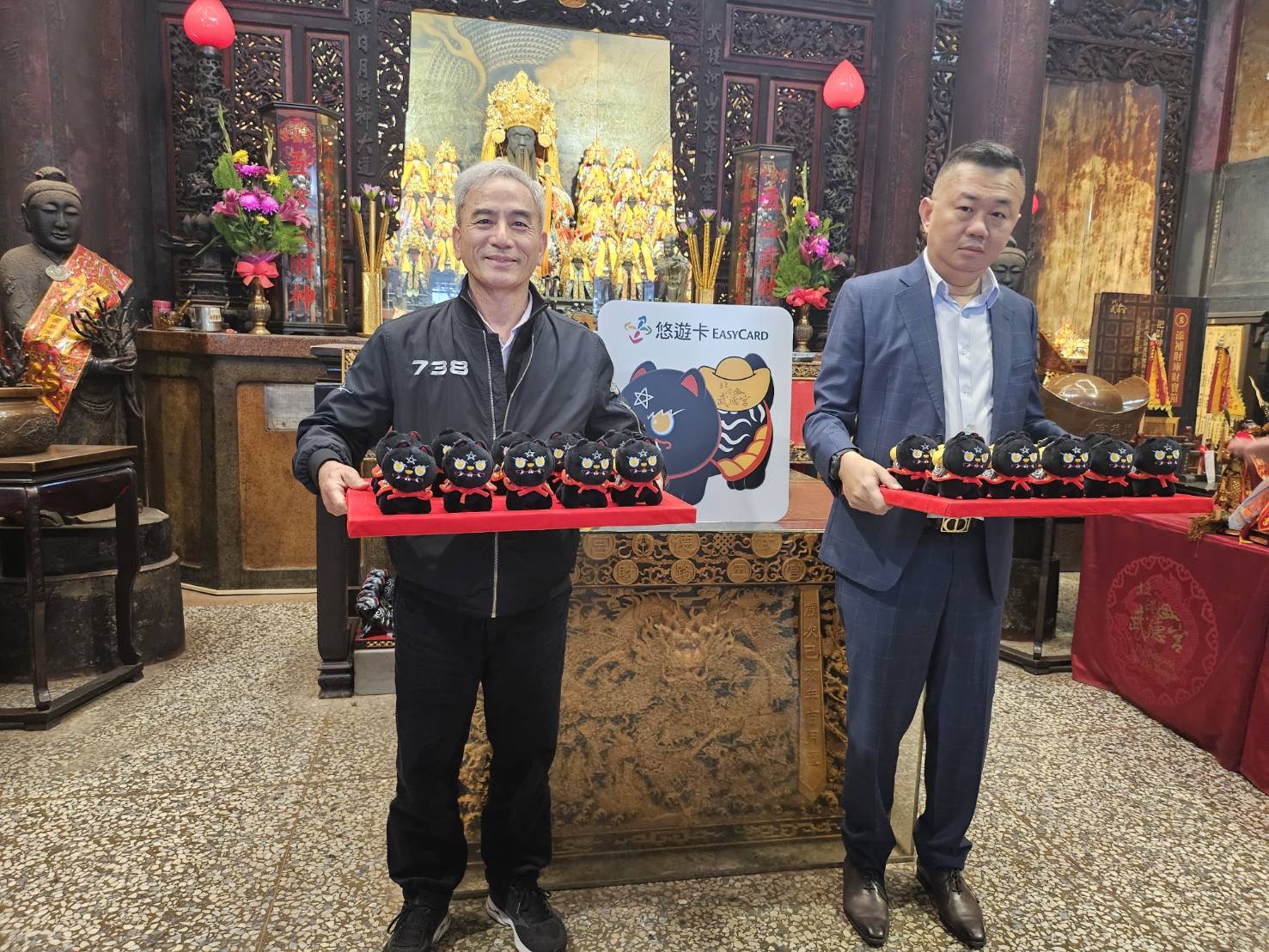 馬年財運跟著走！武德宮運財黑虎布偶悠遊卡2/3開賣 過爐加持助你一路發