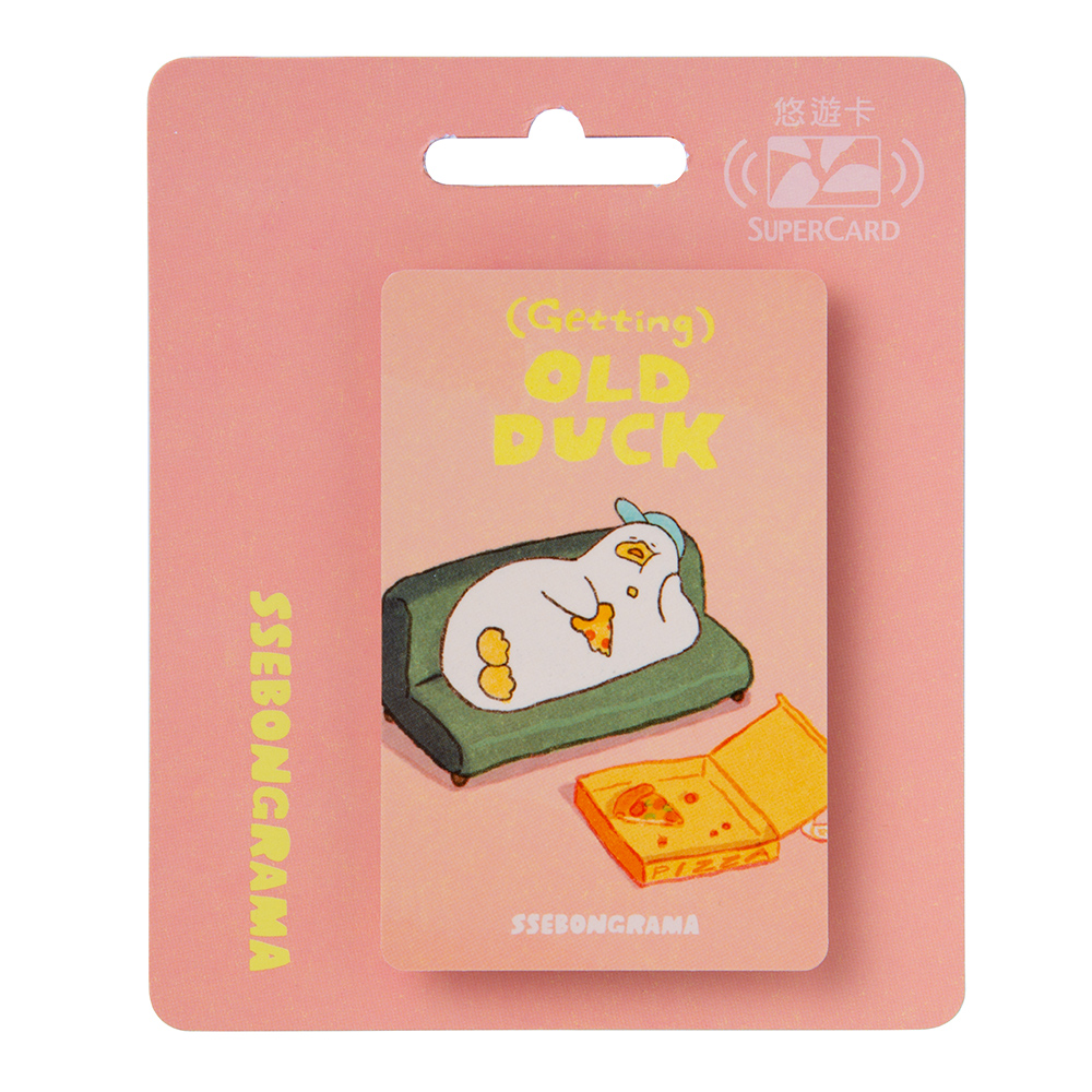 SSEBONGRAMA廢萌日常SUPERCARD悠遊卡-沒電勿擾鴨