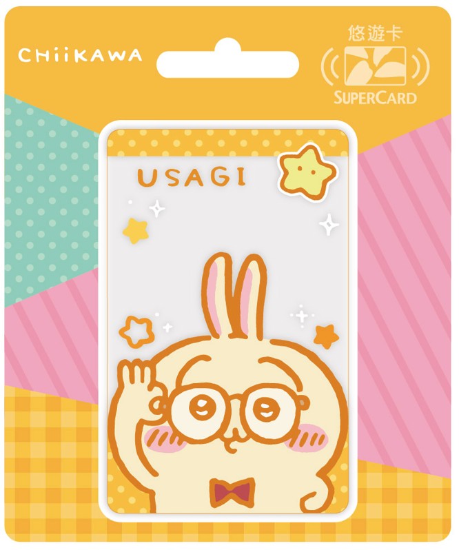 吉伊卡哇SuperCard悠遊卡-兔兔(透明卡)