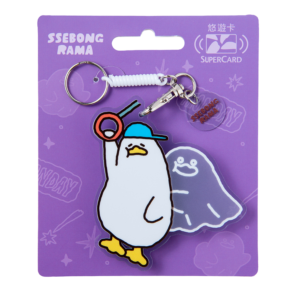 SSEBONGRAMA廢萌日常SUPERCARD造型悠遊卡-靈魂飄移鴨