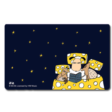 迷路插畫悠遊卡-星空