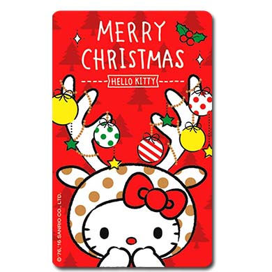 HELLO KITTY聖誕悠遊卡